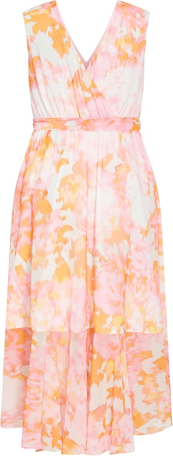 image:imageCity Chic Womens Cocktail Dress Averie MaxiPink Print