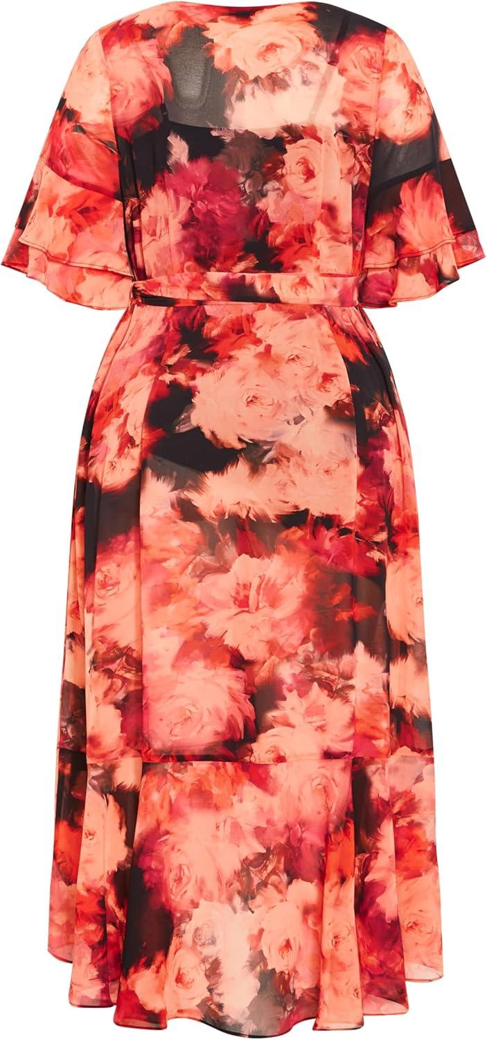 image:imageCity Chic Womens Cocktail Dress Hanna MaxiFloral