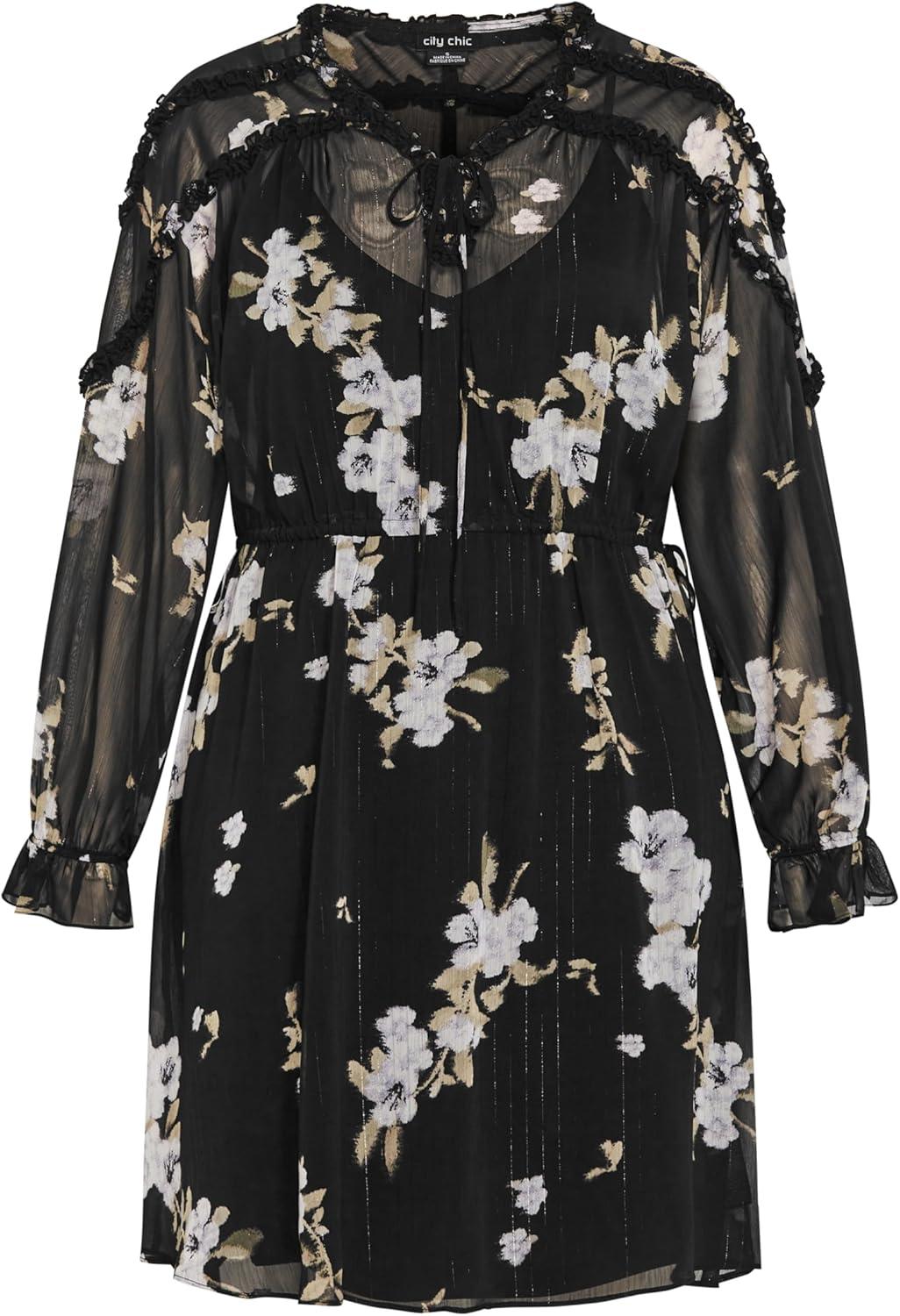 image:imageCity Chic Womens Dress Nina PrintFloral