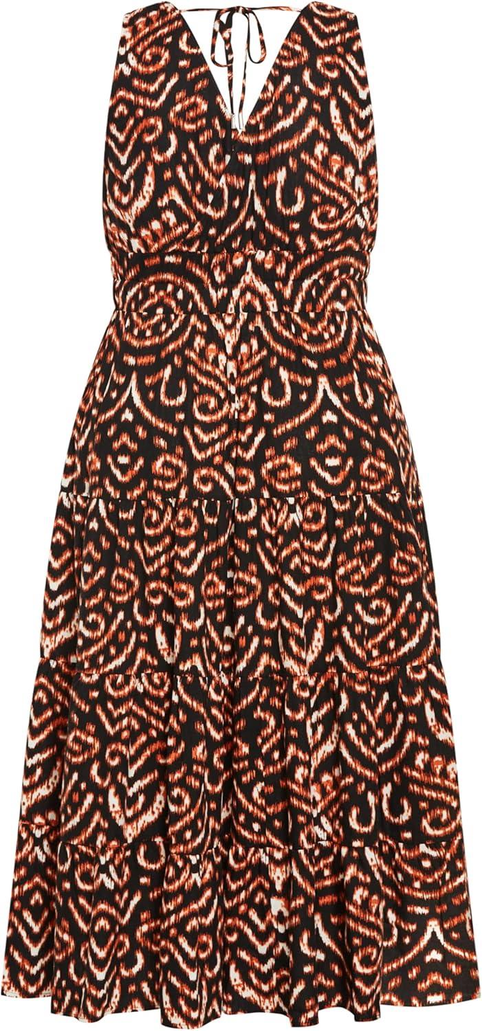 image:imageCity Chic Womens Plus Size Dress Becca Print MaxiBlack Print