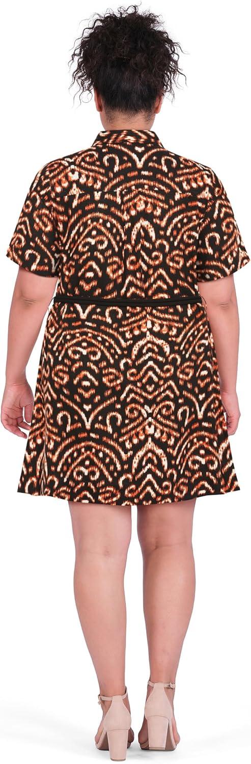 image:imageCity Chic Womens Plus Size Dress Becka PrintBlack Print