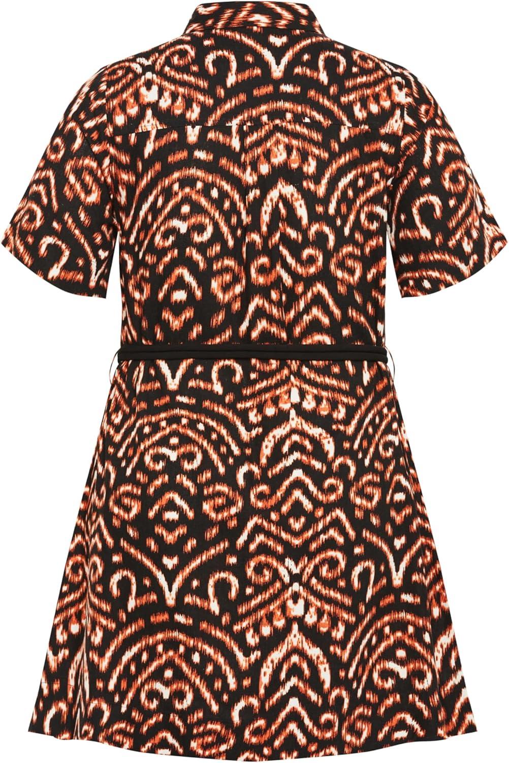 image:imageCity Chic Womens Plus Size Dress Becka PrintBlack Print