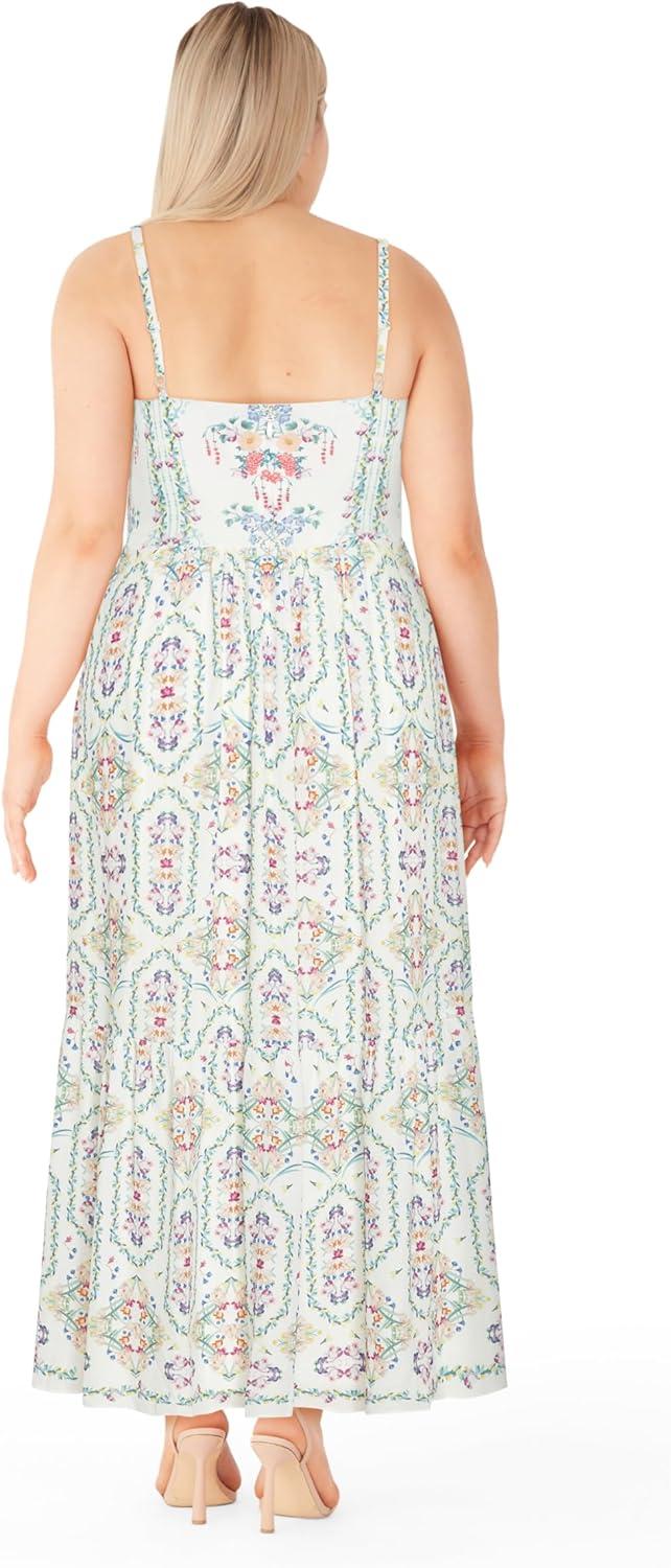 image:imageCity Chic Womens Plus Size Dress Mira Print MaxiPrint