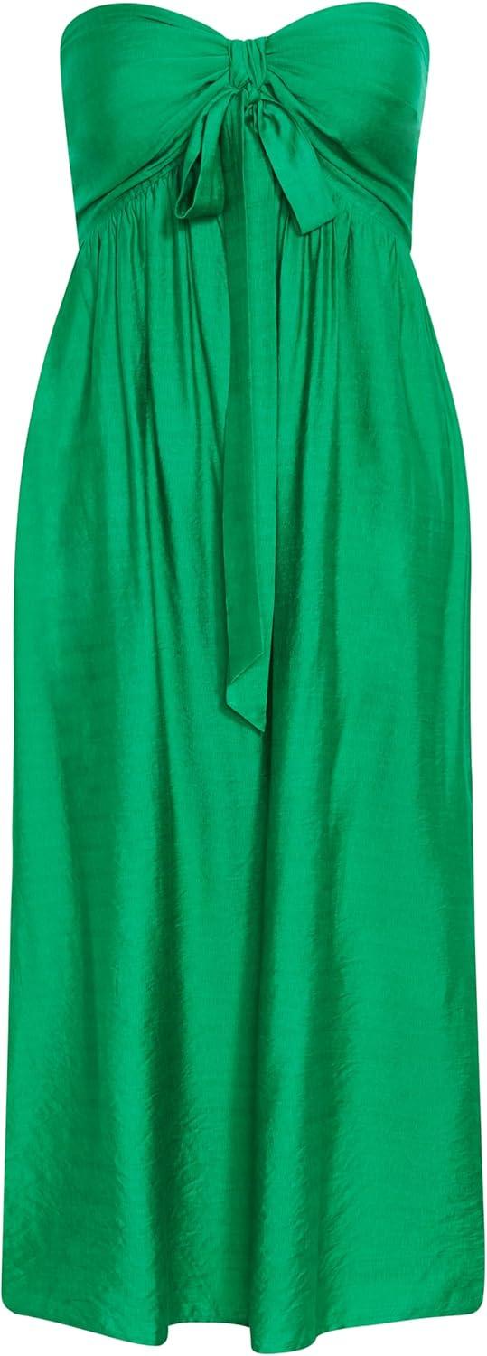 image:imageCity Chic Womens Plus Size Dress Petra Serene MaxiGreen