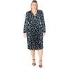 image:imageCity Chic Womens Cocktail Dress  NinaBlue Print