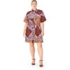 image:imageCity Chic Womens Plus Size Dress  Becka PrintPrint