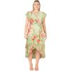 image:imageCity Chic Womens Plus Size Dress  Flare Tier Print MaxiPetal Print