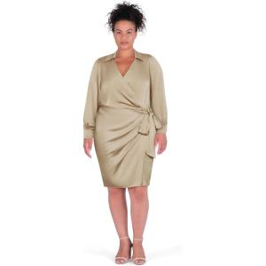 City Chic Womens Cocktail Dress – Marlowe(Taupe)