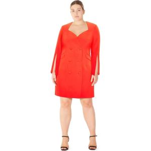 City Chic Womens Cocktail Dress – Nyla Luna(Orange)