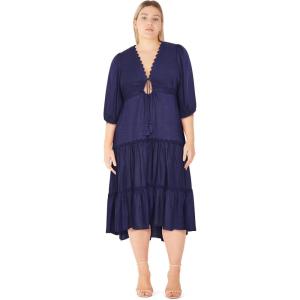 City Chic Womens Dress – Coral(Navy)