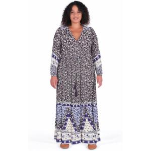 City Chic Womens Dress – Khaleesi Maxi(Border Print)