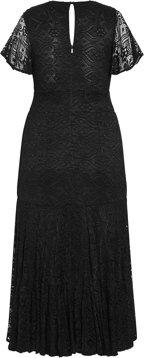 image:imageCity Chic Womens Cocktail Dress Lace MargoBlack