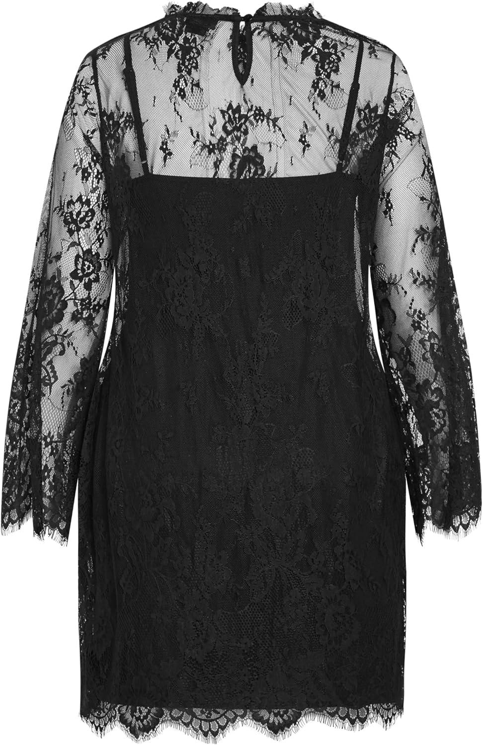 image:imageCity Chic Womens Cocktail Dress Zelda DetailBlack