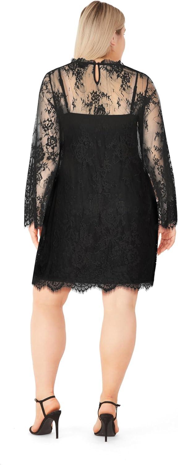 image:imageCity Chic Womens Cocktail Dress Zelda DetailBlack