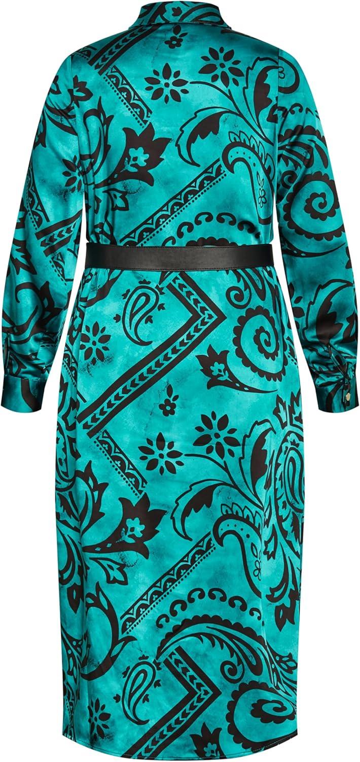 image:imageCity Chic Womens Dress AnyaBlue Paisley