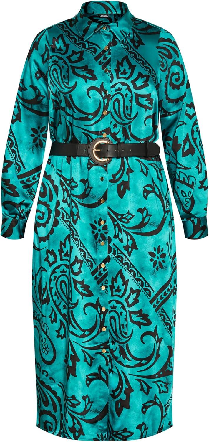 image:imageCity Chic Womens Dress AnyaBlue Paisley