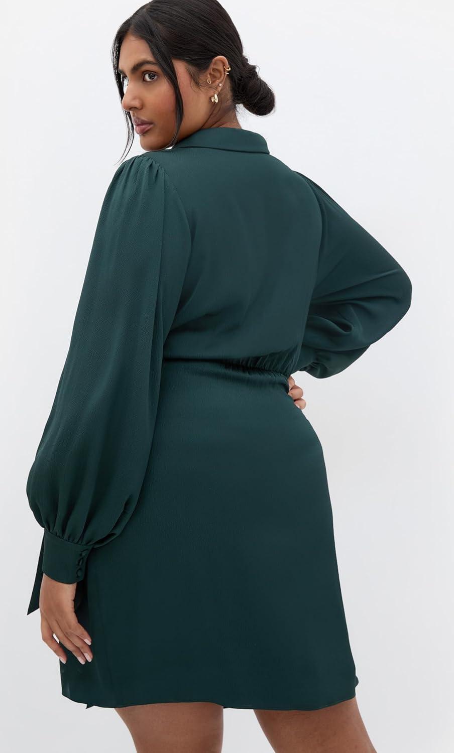 image:imageCity Chic Womens Genevieve DressHunter Green