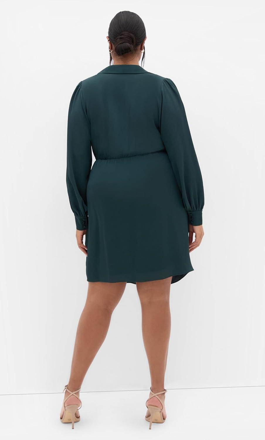 image:imageCity Chic Womens Genevieve DressHunter Green