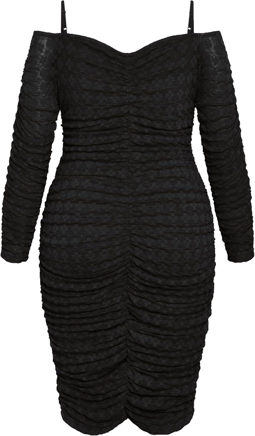 image:imageCity Chic Womens Plus Size Cocktail Dress EsmeraldaBlack