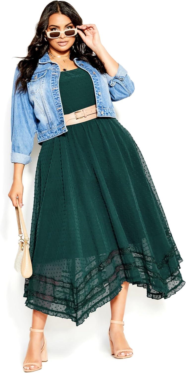 image:imageCity Chic Womens Plus Size Cocktail Dress Flirty NatureJade