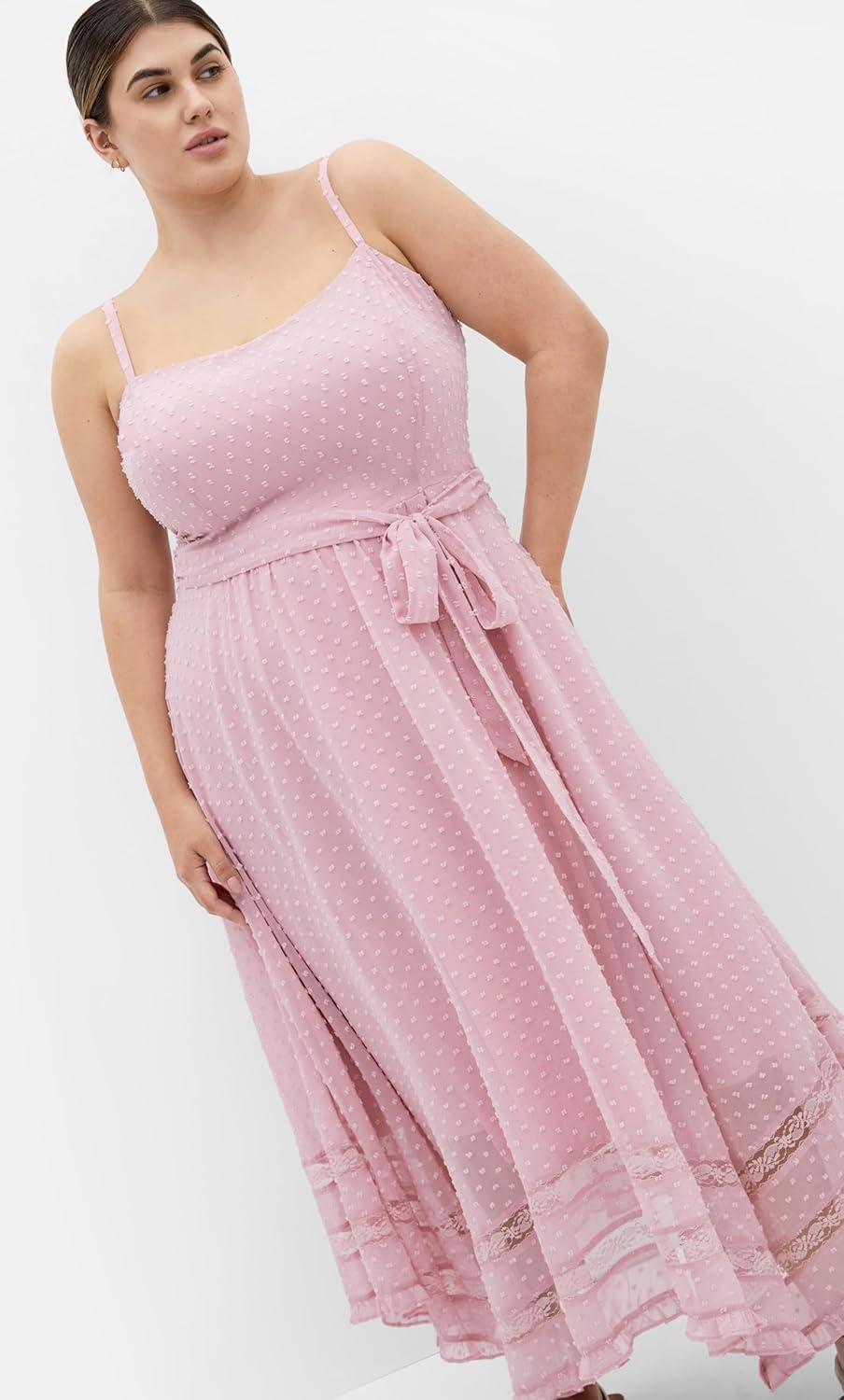 image:imageCity Chic Womens Plus Size Cocktail Dress Flirty NaturePink