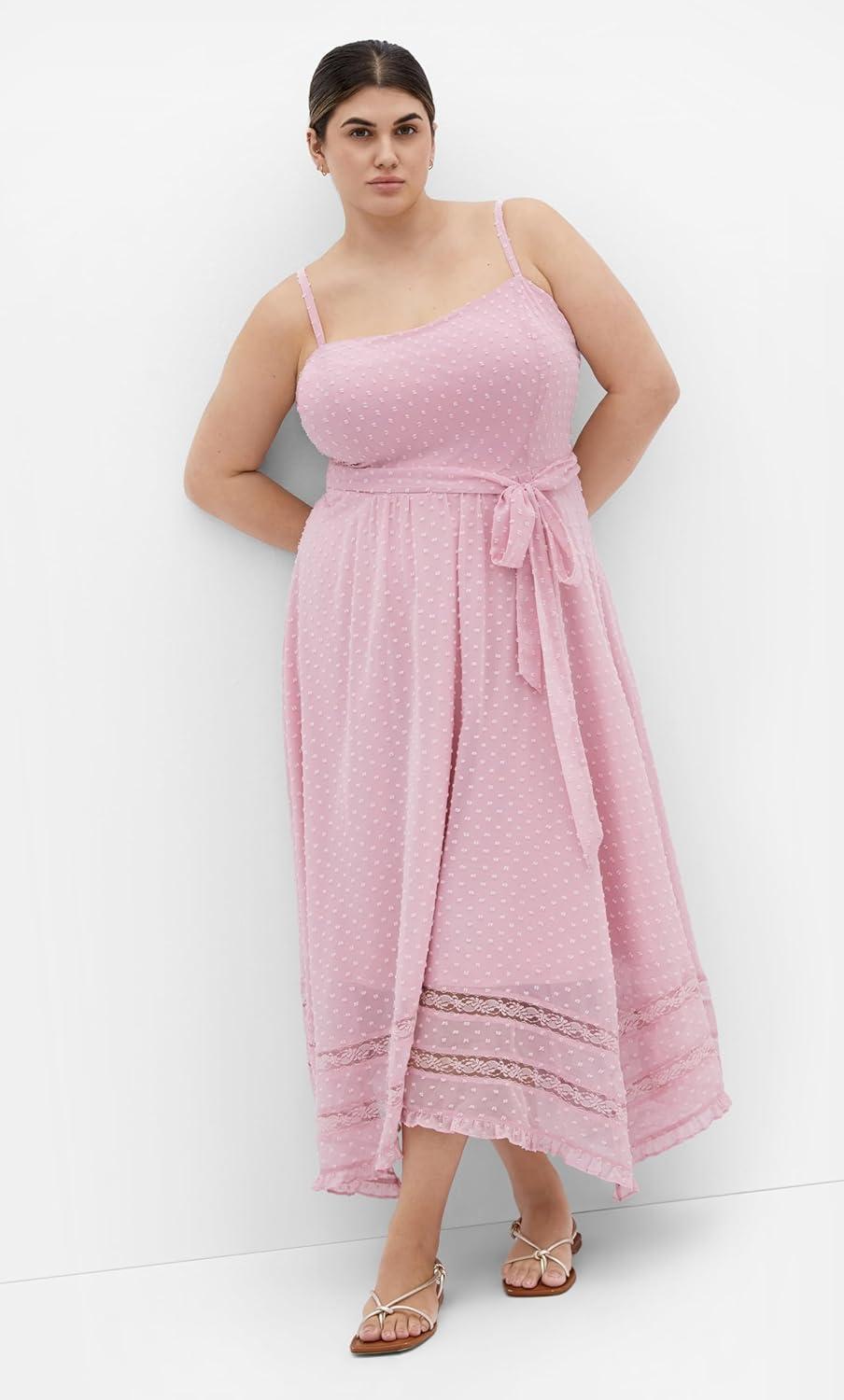 image:imageCity Chic Womens Plus Size Cocktail Dress Flirty NaturePink