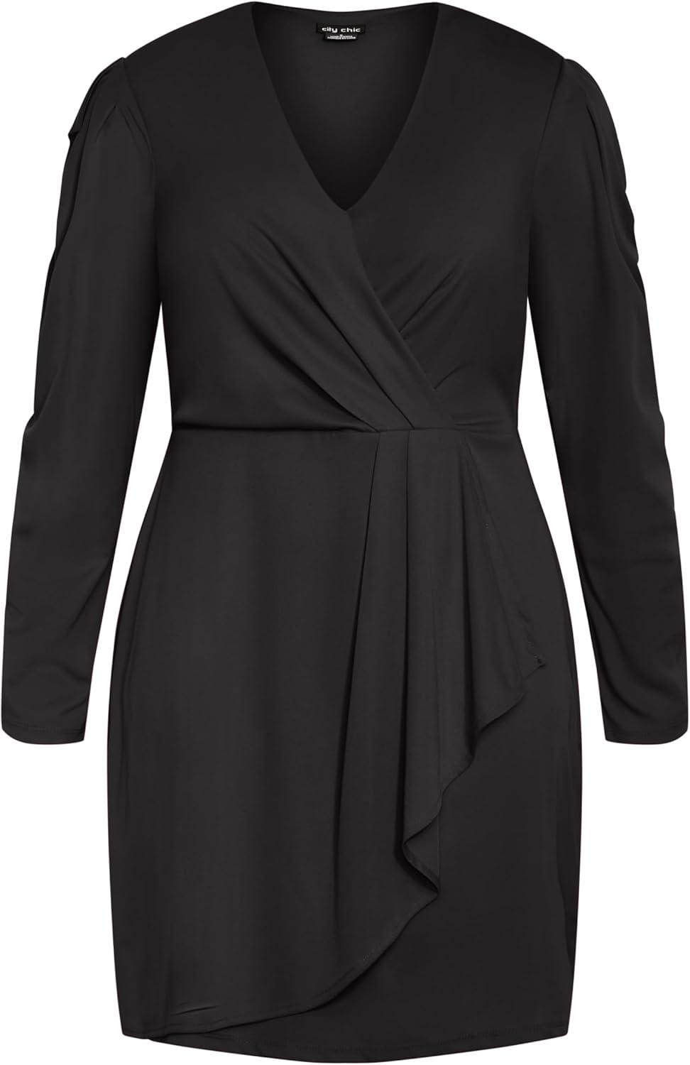 image:imageCity Chic Womens Plus Size Cocktail Dress Freya IrisBlack