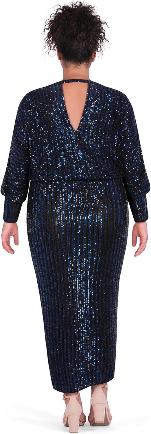 image:imageCity Chic Womens Plus Size Cocktail Dress GalileaNavy