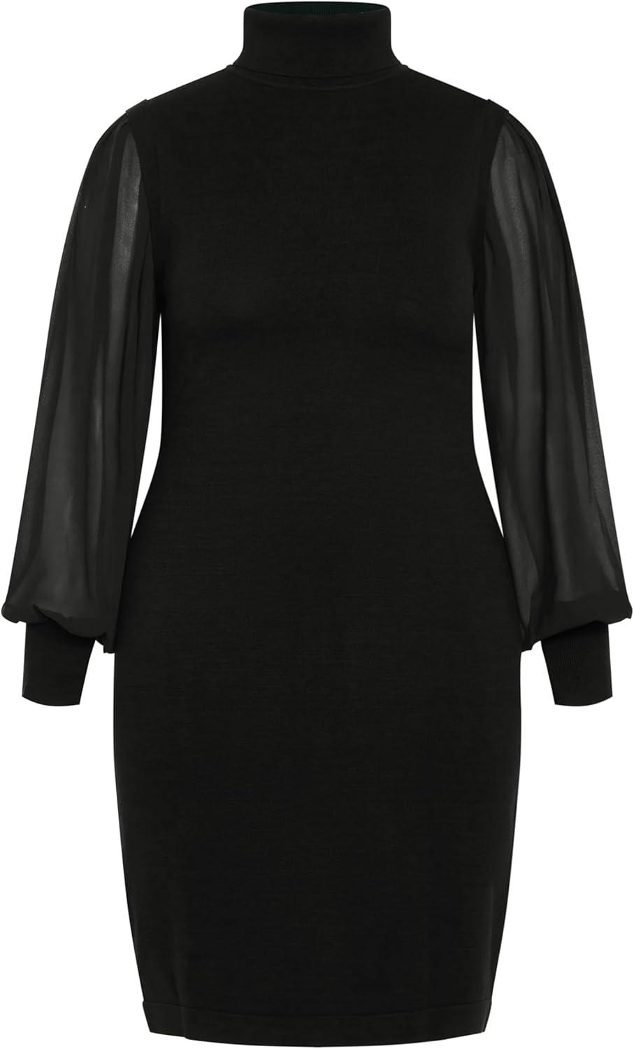 image:imageCity Chic Womens Plus Size Cocktail Dress JaylaniBlack