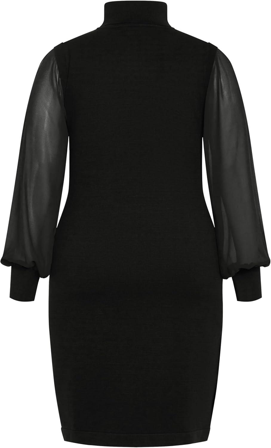 image:imageCity Chic Womens Plus Size Cocktail Dress JaylaniBlack