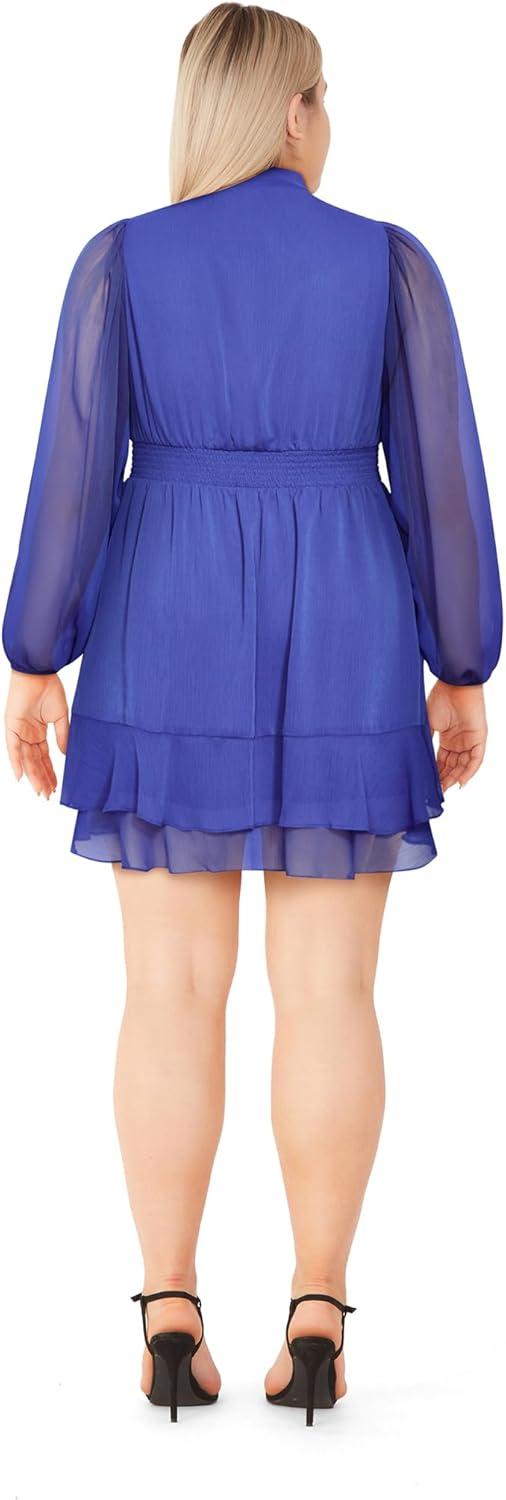 image:imageCity Chic Womens Plus Size Cocktail Dress KendallBlue