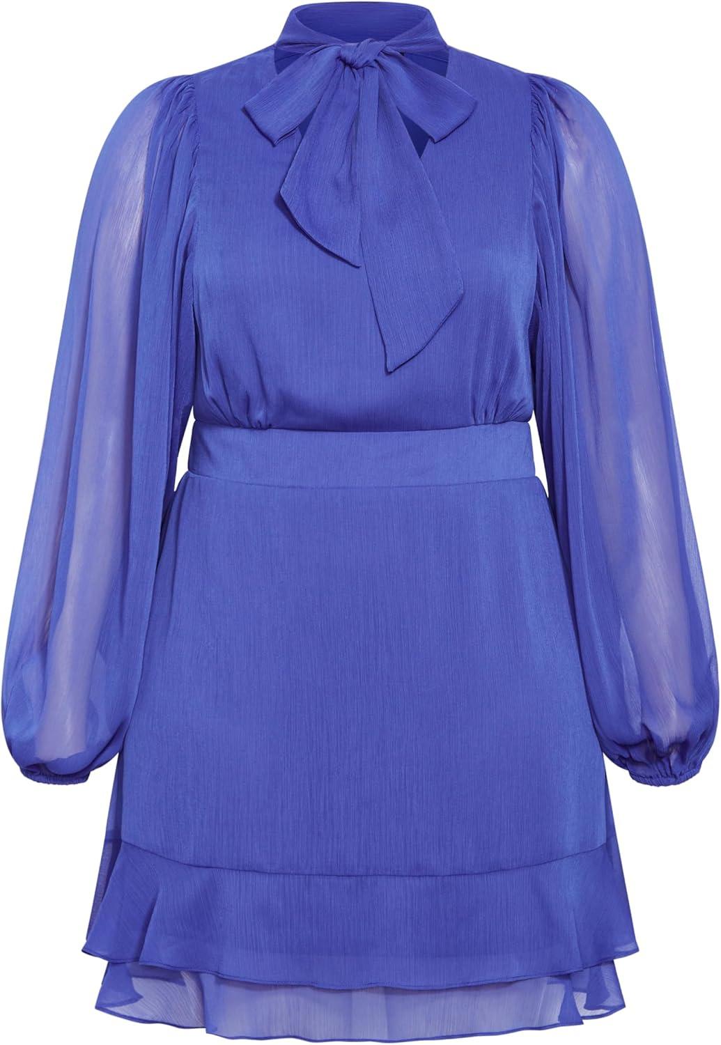 image:imageCity Chic Womens Plus Size Cocktail Dress KendallBlue