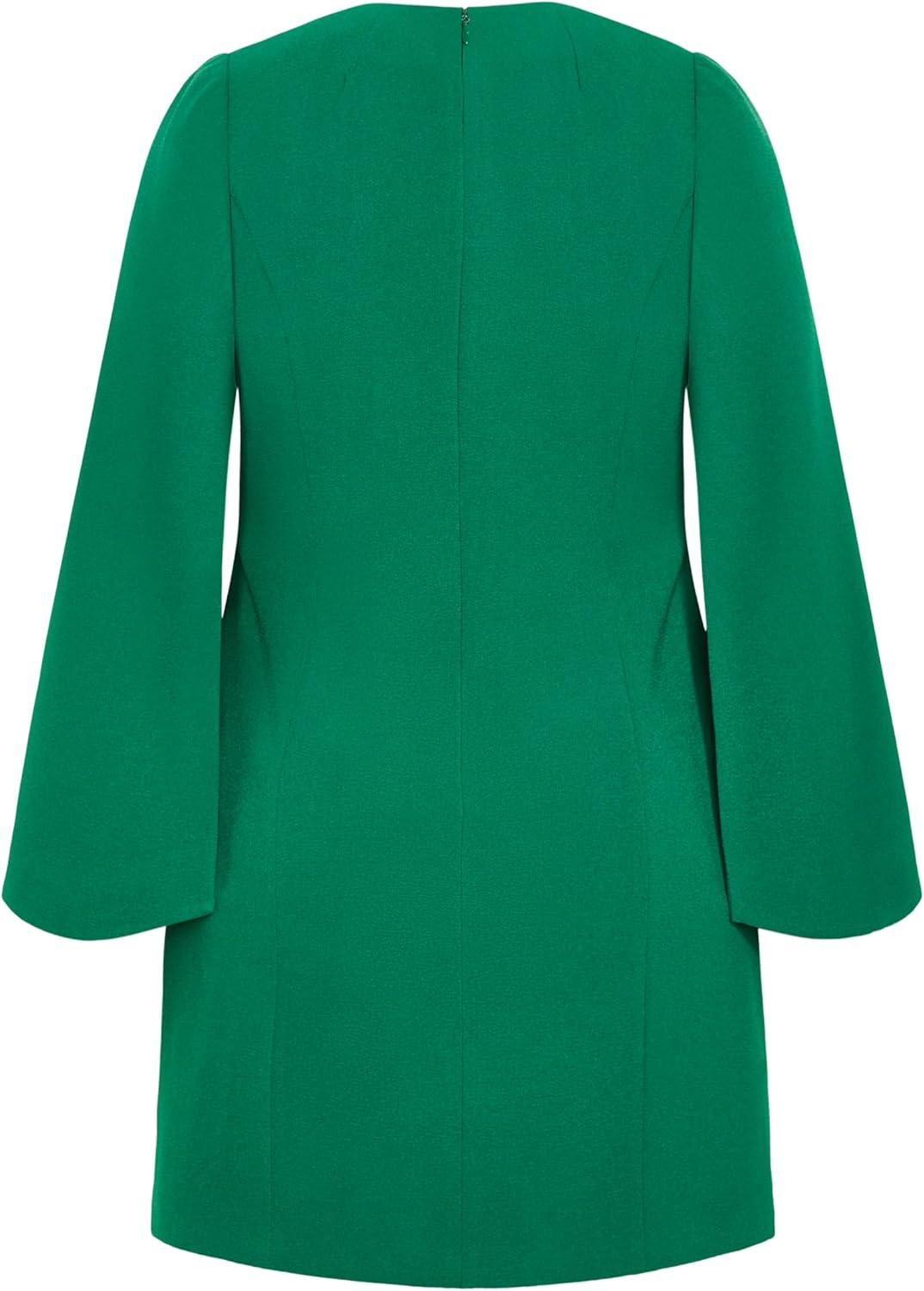 image:imageCity Chic Womens Plus Size Cocktail Dress KylaGreen