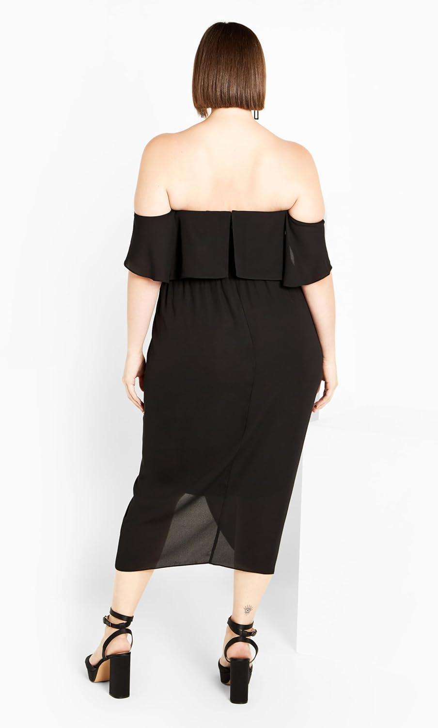 image:imageCity Chic Womens Plus Size Cocktail Dress Va Va VoomBlack