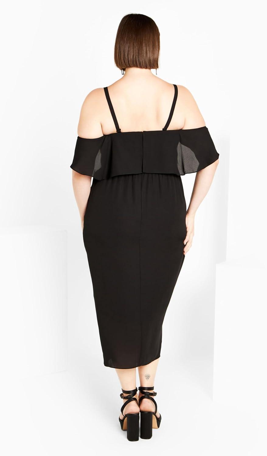 image:imageCity Chic Womens Plus Size Cocktail Dress Va Va VoomBlack
