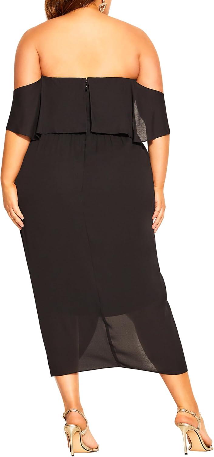 image:imageCity Chic Womens Plus Size Cocktail Dress Va Va VoomBlack