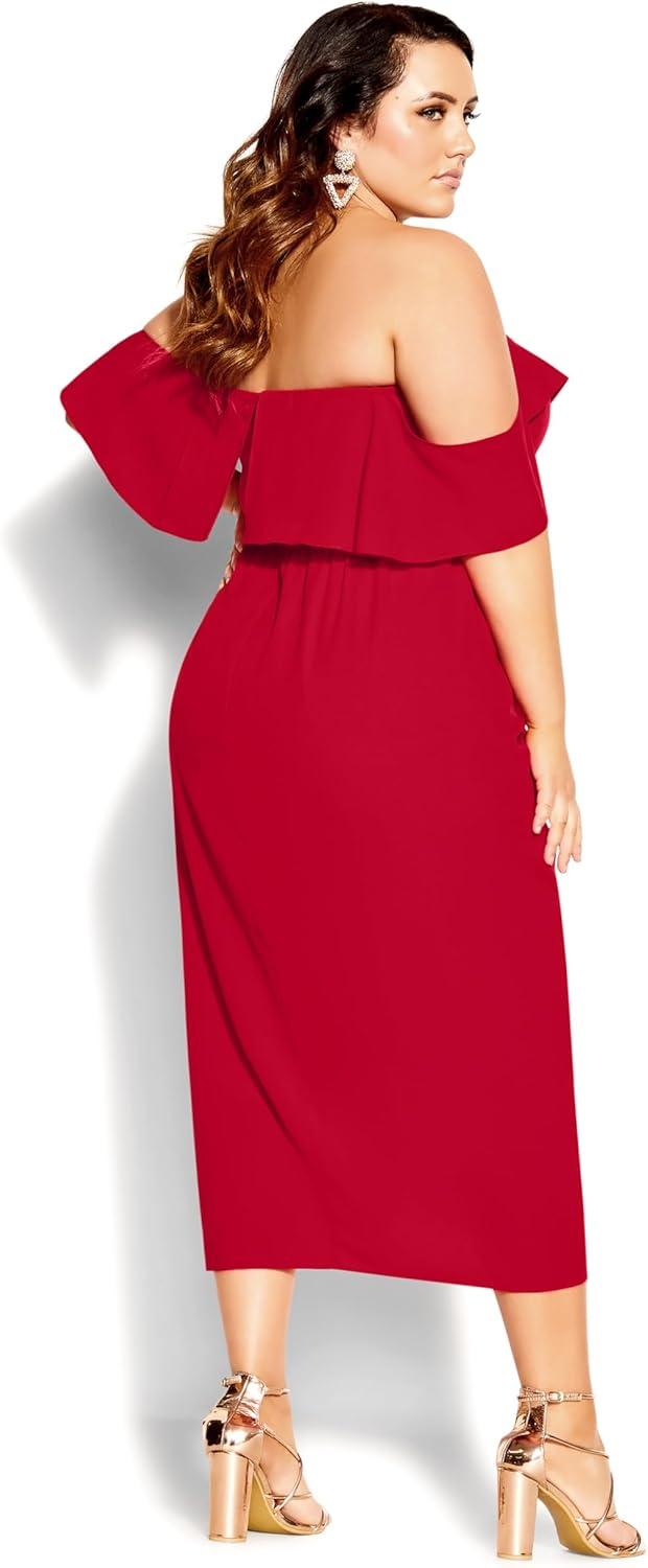 image:imageCity Chic Womens Plus Size Cocktail Dress Va Va VoomScarlet