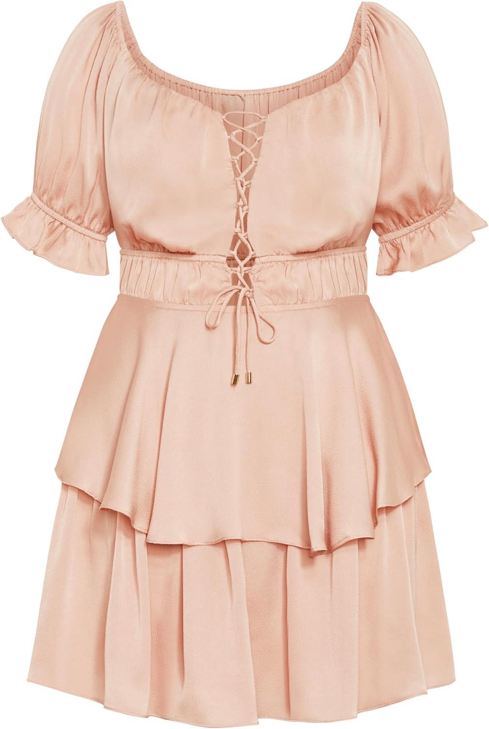 image:imageCity Chic Womens Plus Size Dress AlayaPink