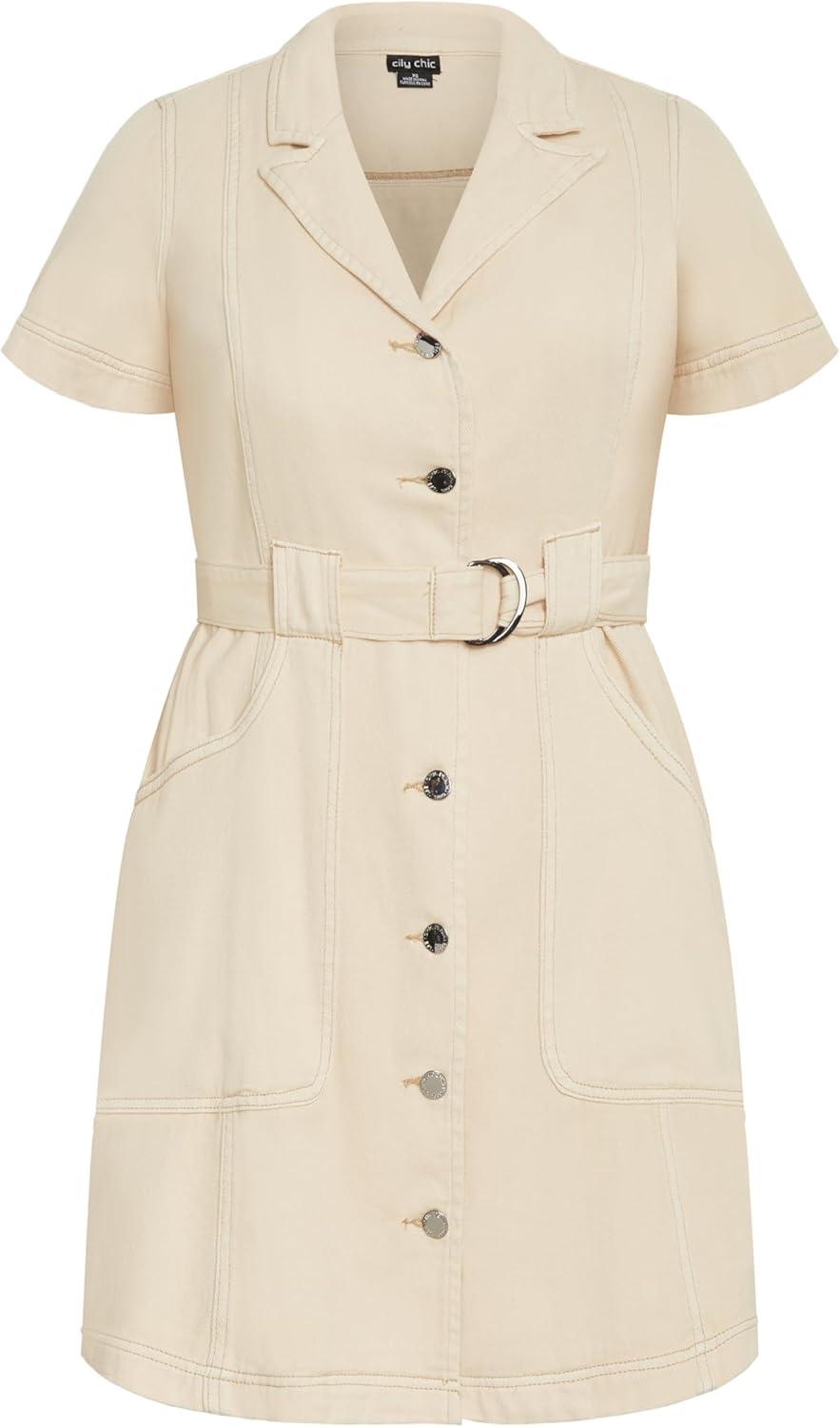 image:imageCity Chic Womens Plus Size Dress Aleah DetailStone