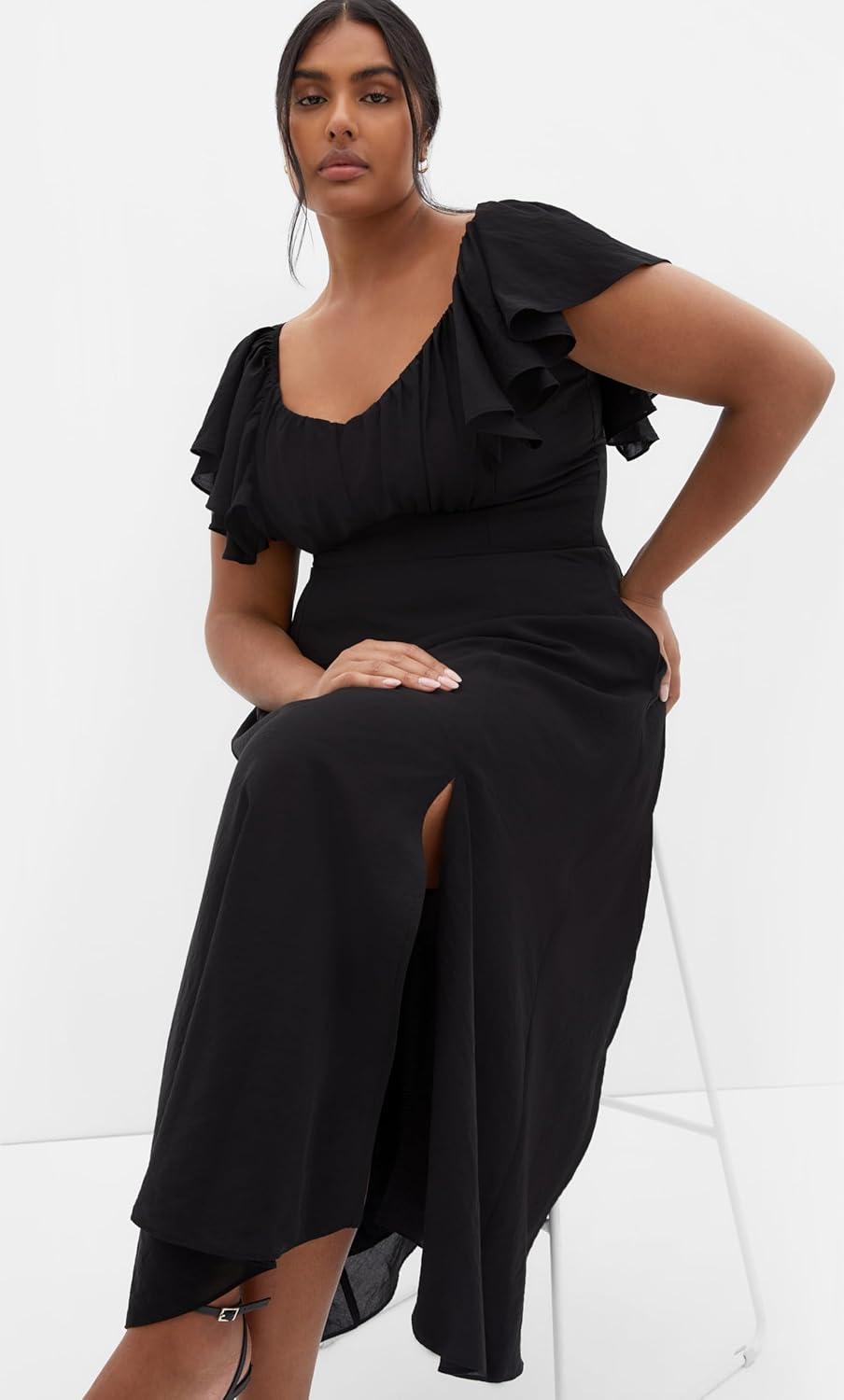 image:imageCity Chic Womens Plus Size Dress AlisiaBlack