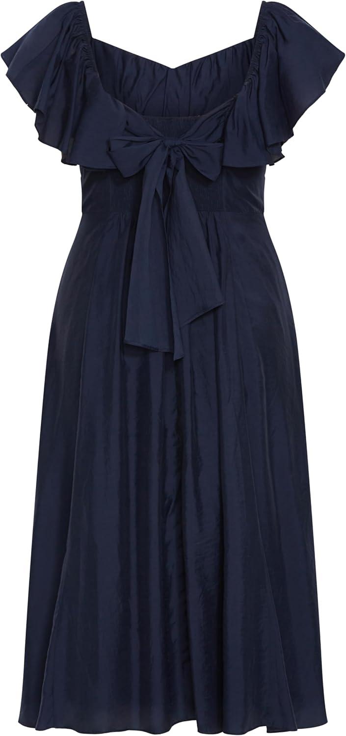 image:imageCity Chic Womens Plus Size Dress AlisiaFrench Navy