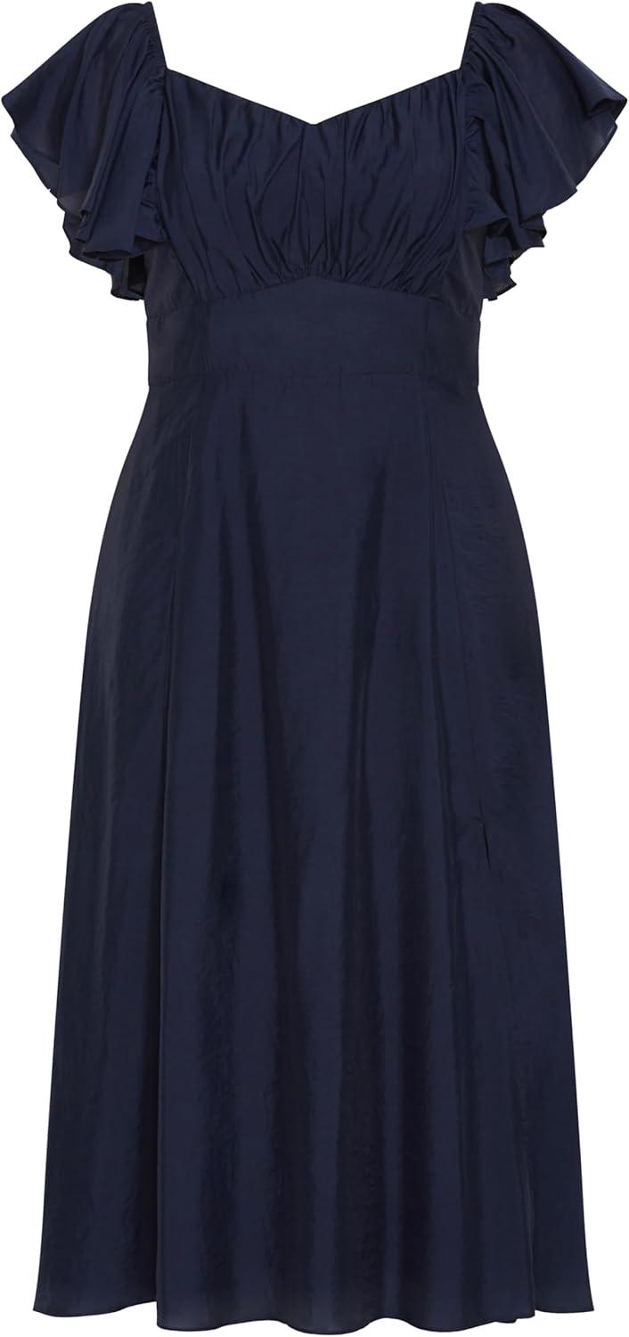 image:imageCity Chic Womens Plus Size Dress AlisiaFrench Navy