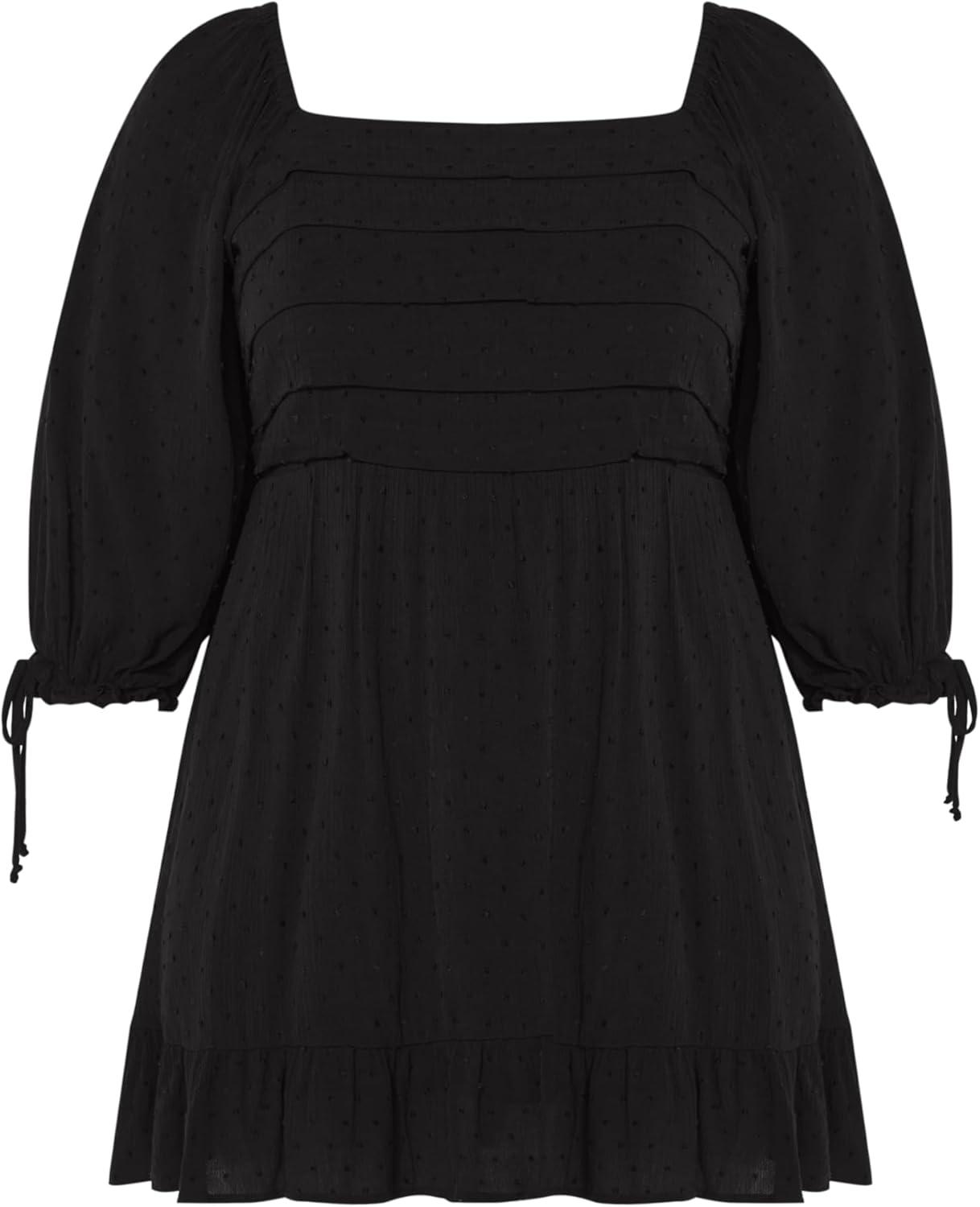 image:imageCity Chic Womens Plus Size Dress Arden MiniBlack