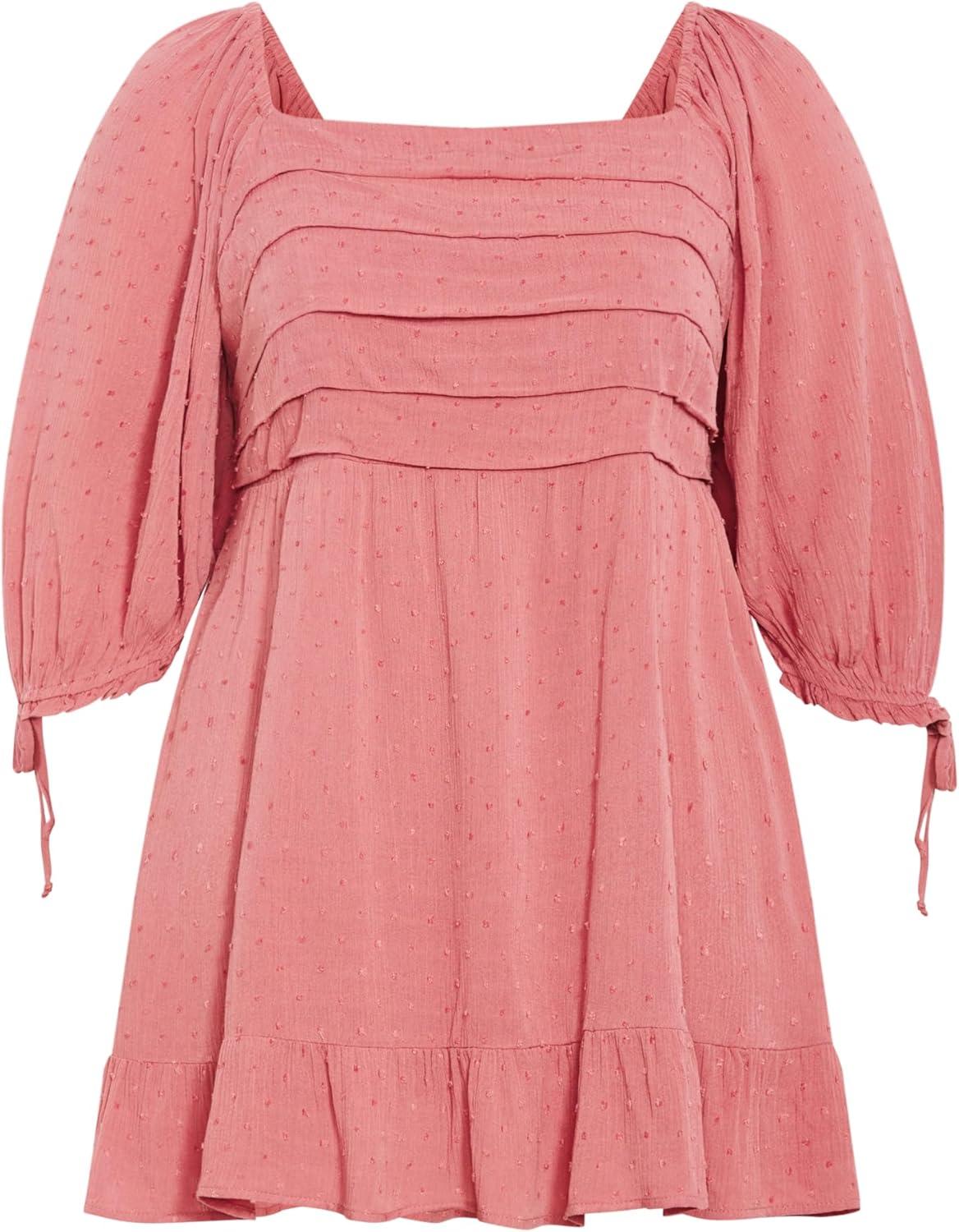 image:imageCity Chic Womens Plus Size Dress Arden MiniPink