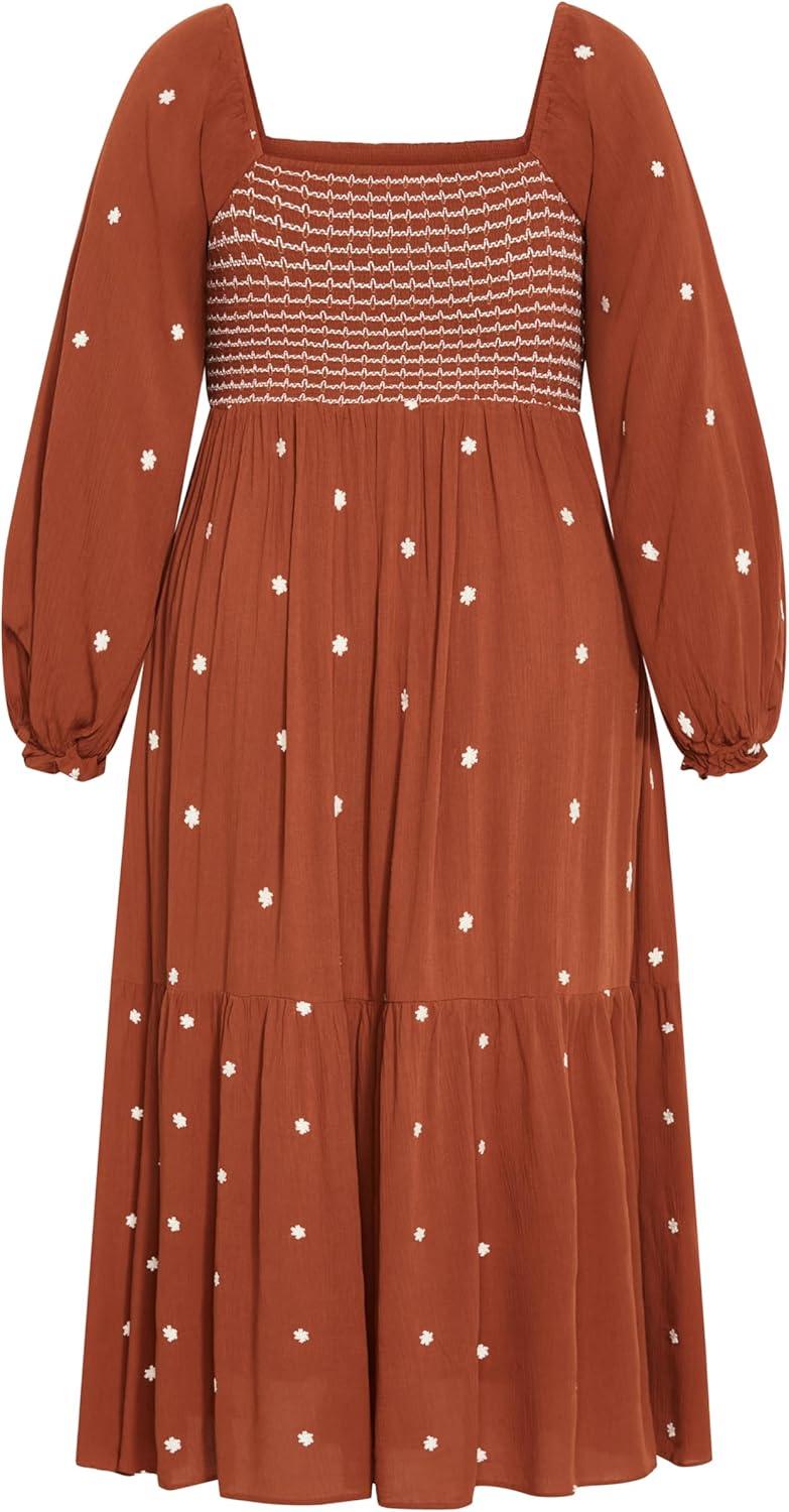 image:imageCity Chic Womens Plus Size Dress Aurora OpheliaHoney