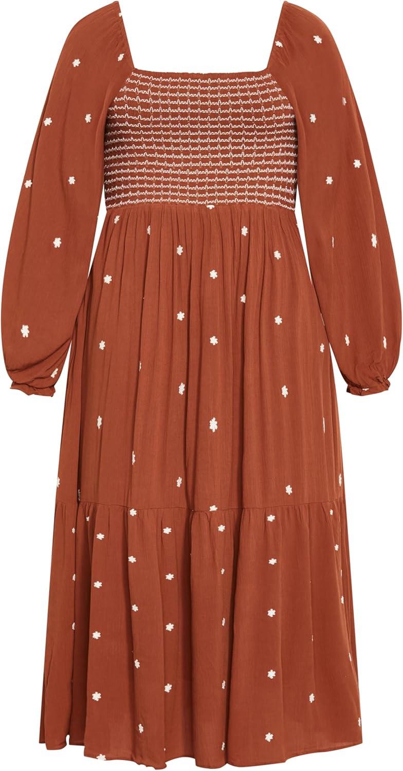 image:imageCity Chic Womens Plus Size Dress Aurora OpheliaHoney