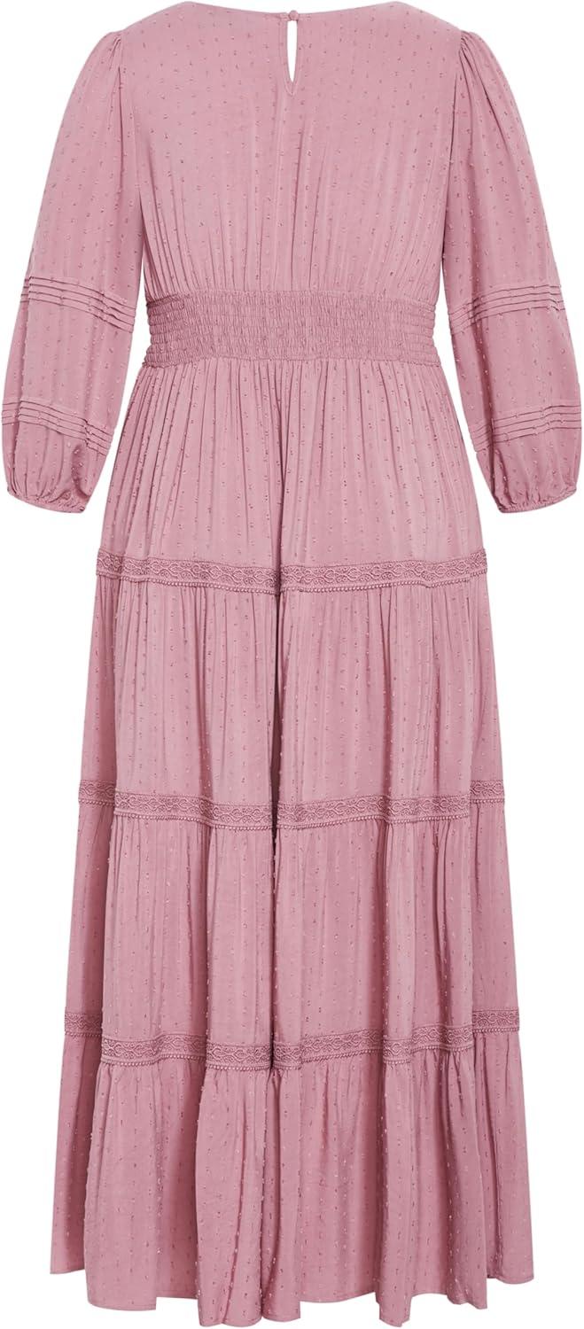 image:imageCity Chic Womens Plus Size Dress Brooklynn MaxiBlush