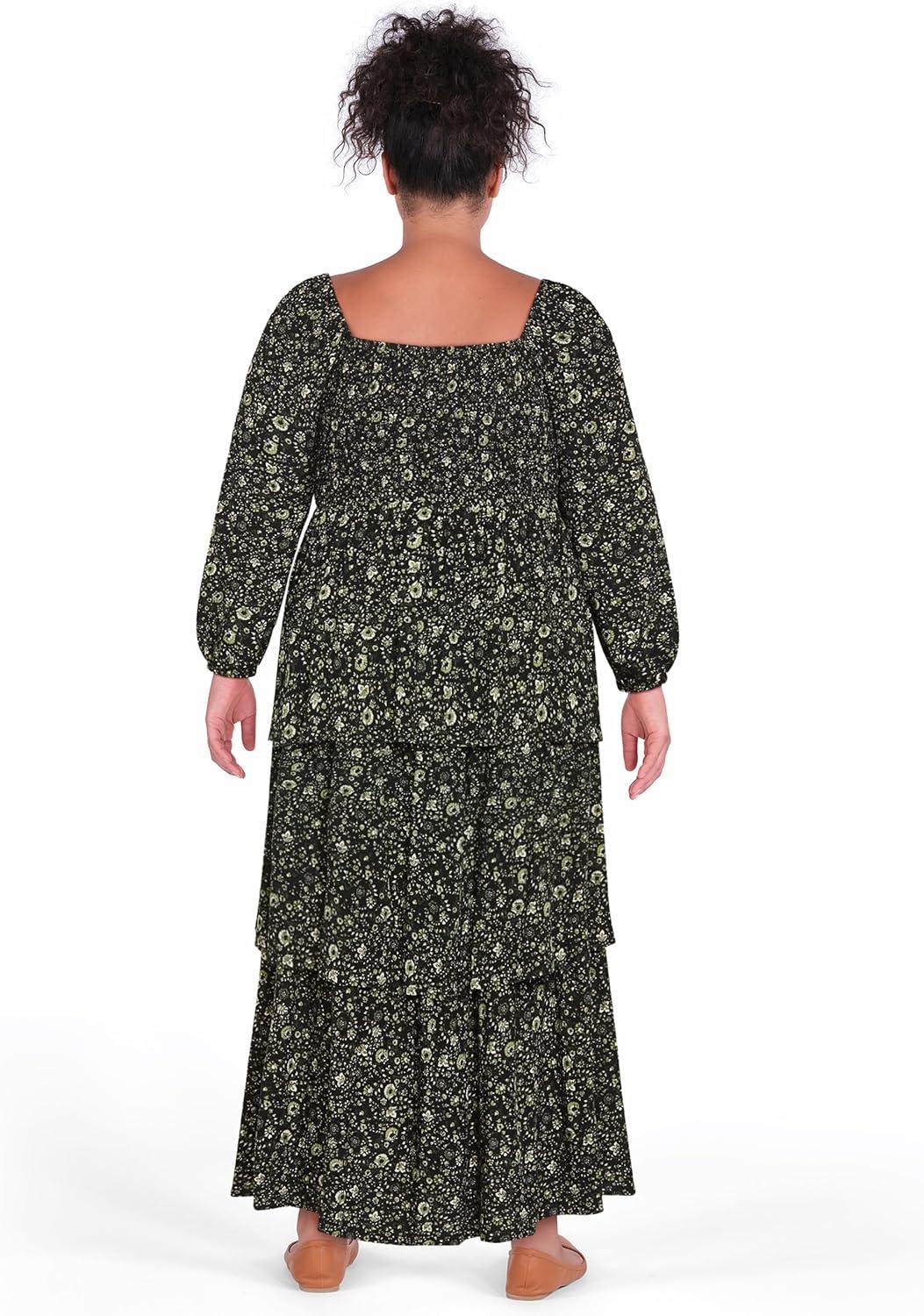 image:imageCity Chic Womens Plus Size Dress Cassidy Maxi StyleOlive Ditsy