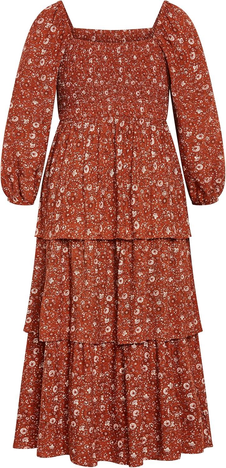 image:imageCity Chic Womens Plus Size Dress Cassidy MaxiOrange Print