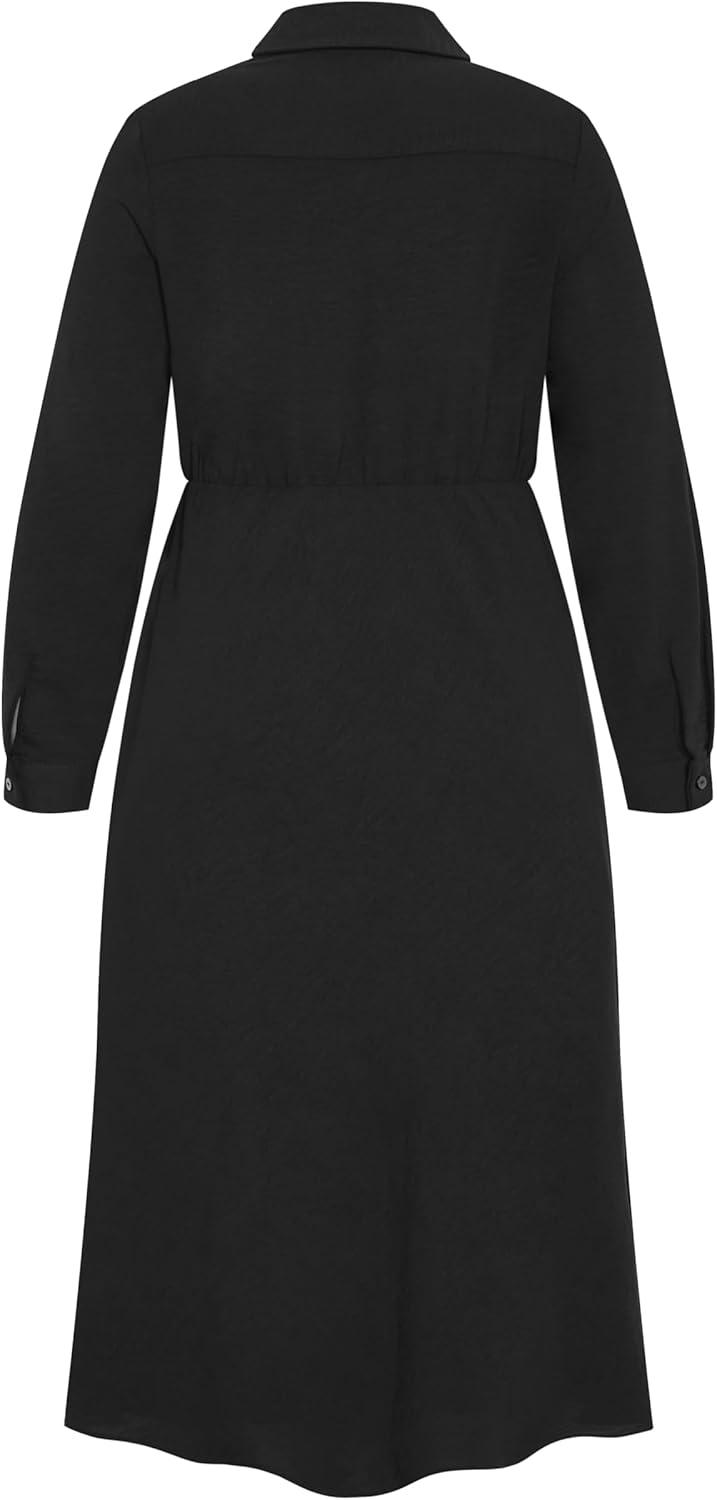 image:imageCity Chic Womens Plus Size Dress Chancery LaneBlack